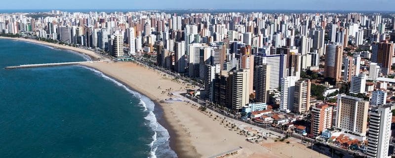 Avenida Beira Mar em Fortaleza