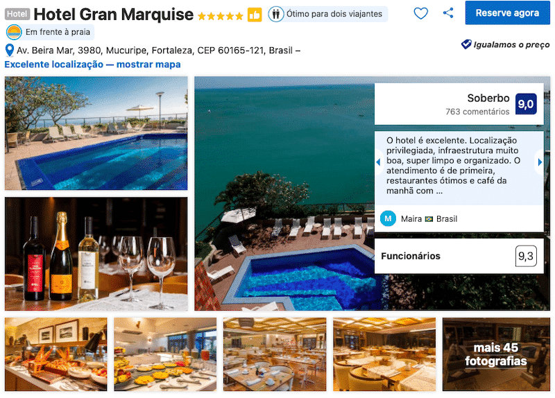 Hotel Gran Marquise em Fortaleza