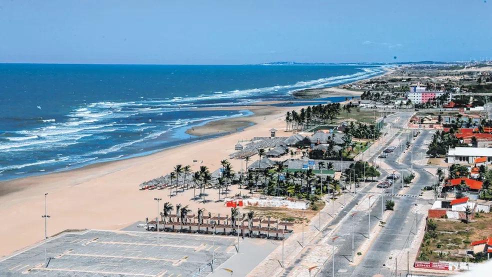 Vista da Praia do Futuro em Fortaleza